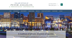 Desktop Screenshot of angeloslaw.com
